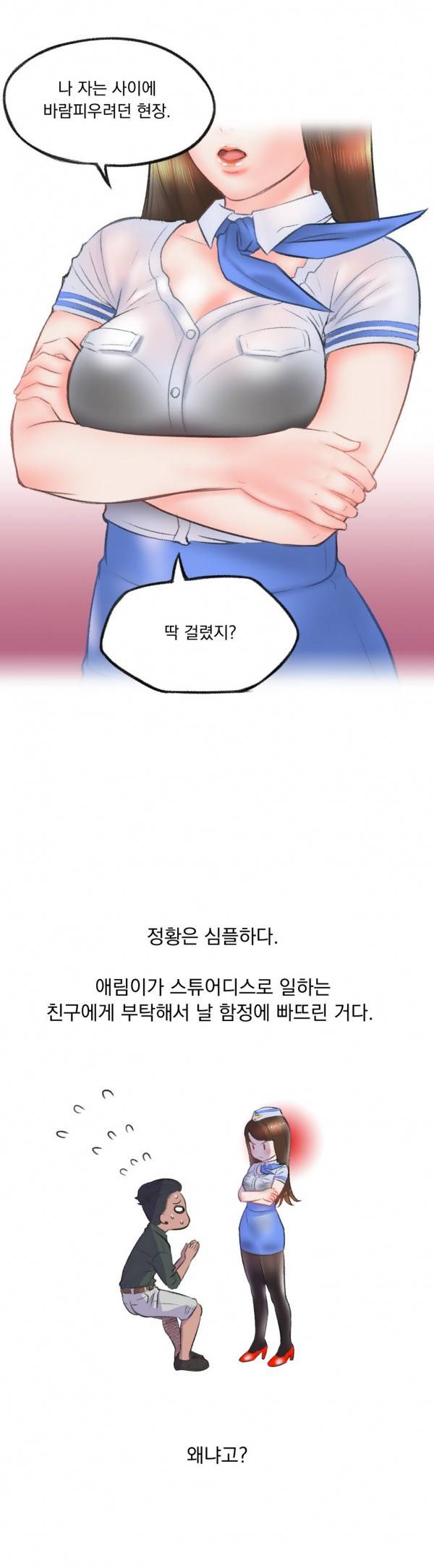 핑크픽션 8화 -하늘에서 스튜어디스와(하) 4