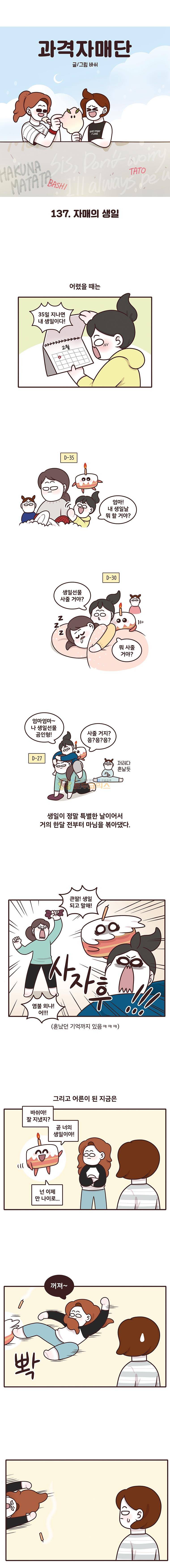 과격자매단 137화 - 자매의 생일 1