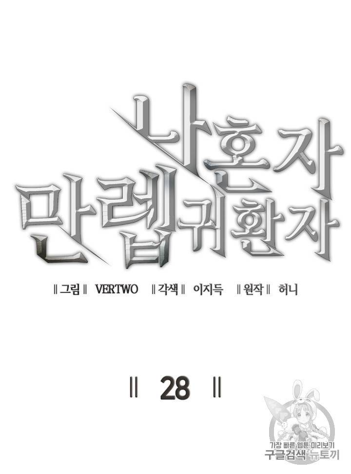 나 혼자 만렙 귀환자 28화 15