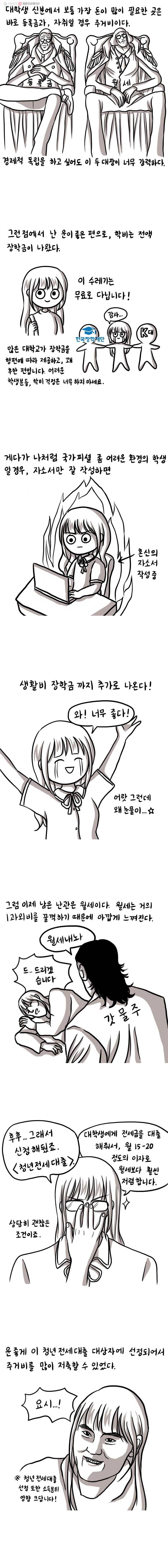 쓰레기 머학생 11화 경제적 독립하는 만화(1) 3