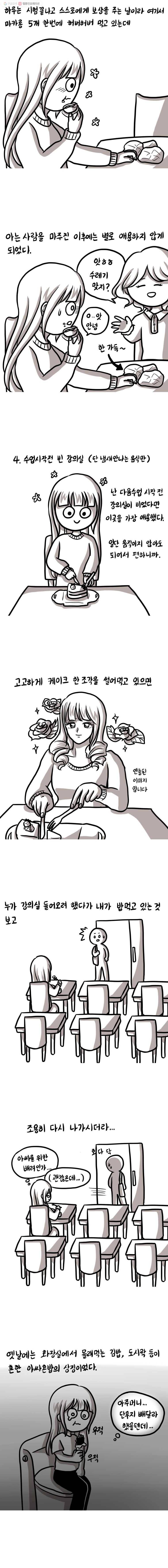 쓰레기 머학생 99화 행복한 혼밥러 3