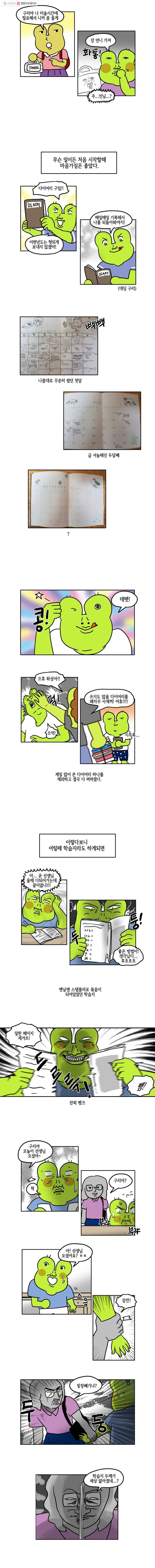 구리의 구리구리 23화 끈기 3