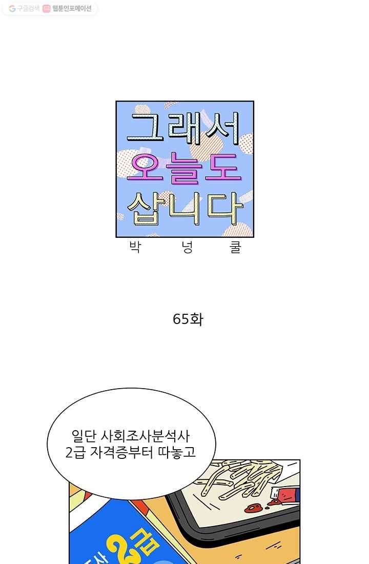 그래서 오늘도 삽니다 65화 1