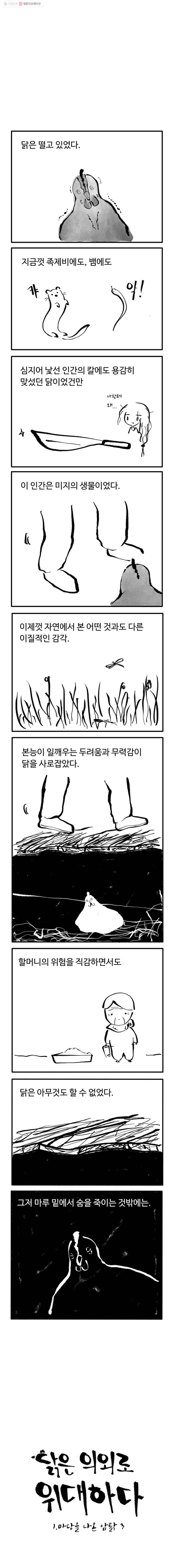닭은 의외로 위대하다 3화 1.마당을 나온 암탉 3 1