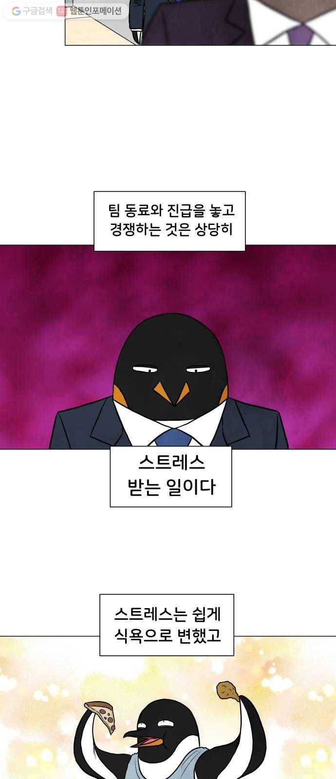 후덜덜덜 남극전자 47화 아빠 펭귄도 아랫배로 알을 품는다 2