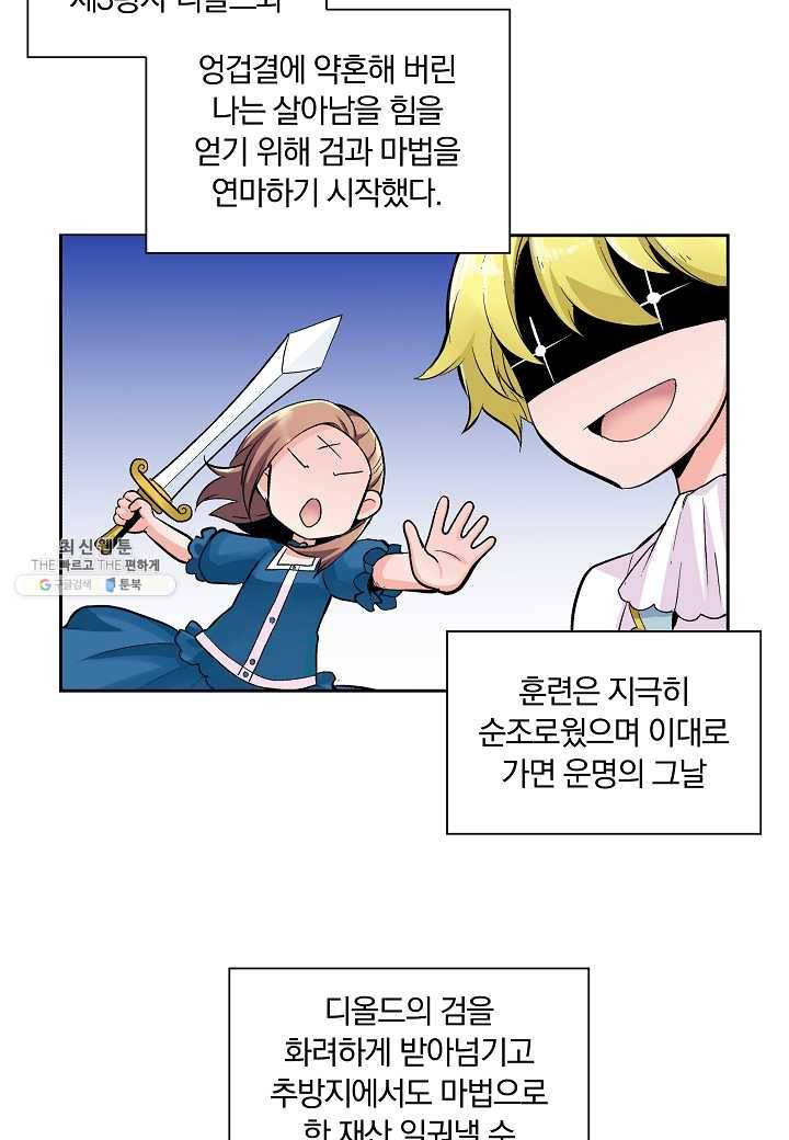 여성향 게임의 파멸 플래그밖에 없는 악역 영애로 환생해버려 4화 4