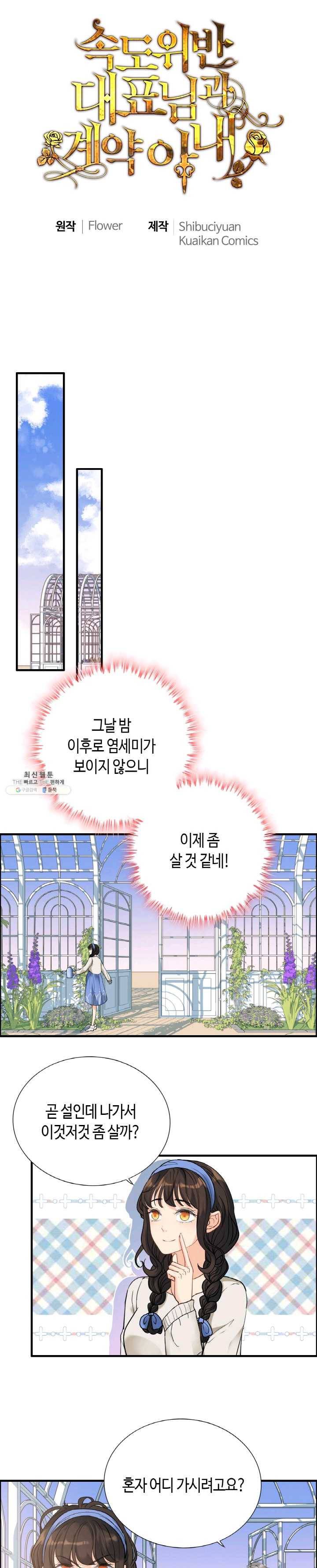 속도위반 대표님과 계약 아내 265화 1