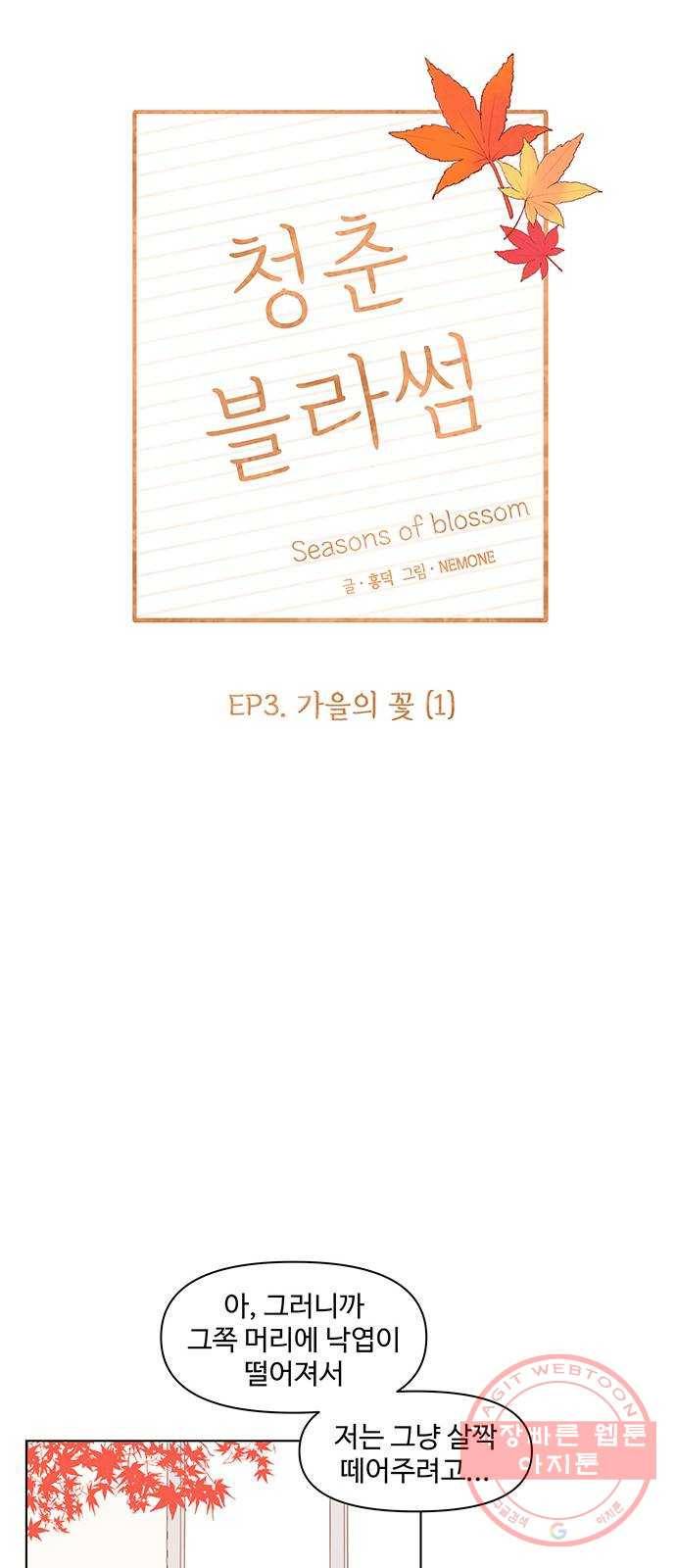 청춘 블라썸 61화: EP.3 가을의 꽃 (1) 25