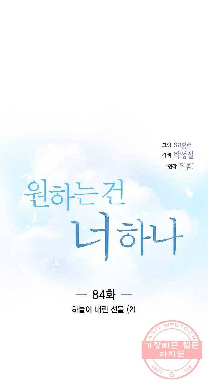 원하는 건 너 하나 84화 하늘이 내린 선물 (2) 6