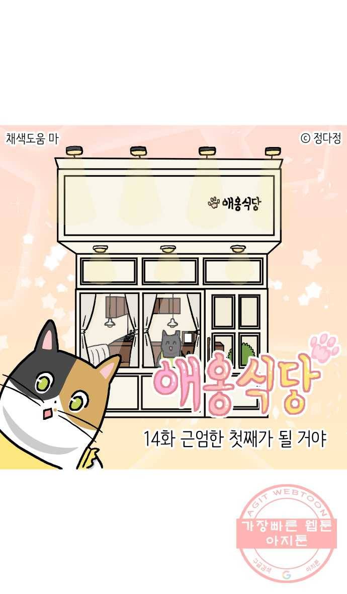 애옹식당 14화 근엄한 첫째가 될 거야 1
