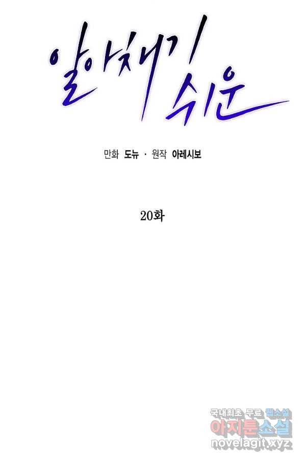 알아채기 쉬운 20화 20