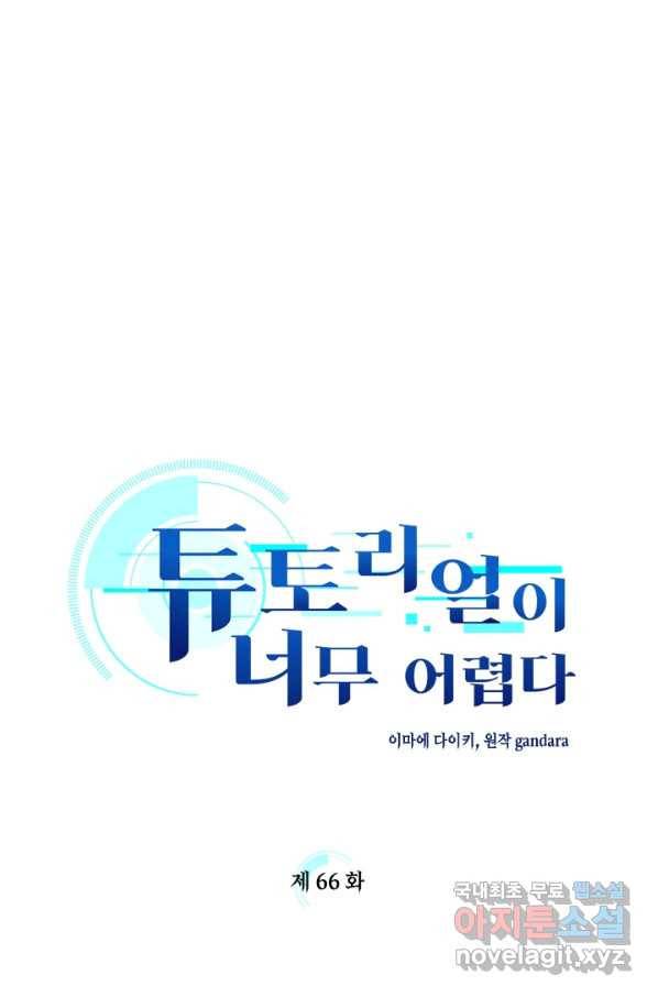 튜토리얼이 너무 어렵다 66화 1