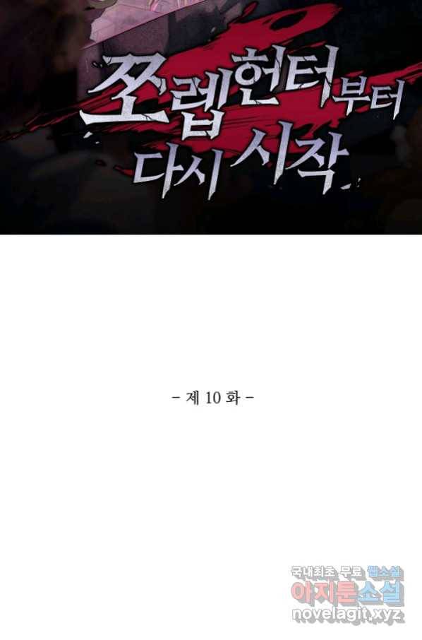 쪼렙 헌터부터 다시 시작 10화 2
