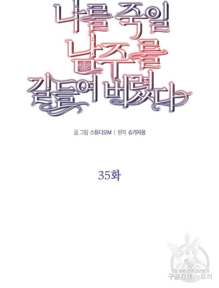 나를 죽일 남주를 길들여버렸다 35화 8