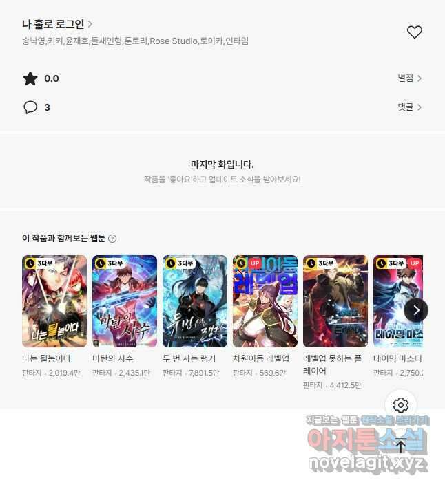 나 홀로 로그인 시즌4 31화 (196) 59