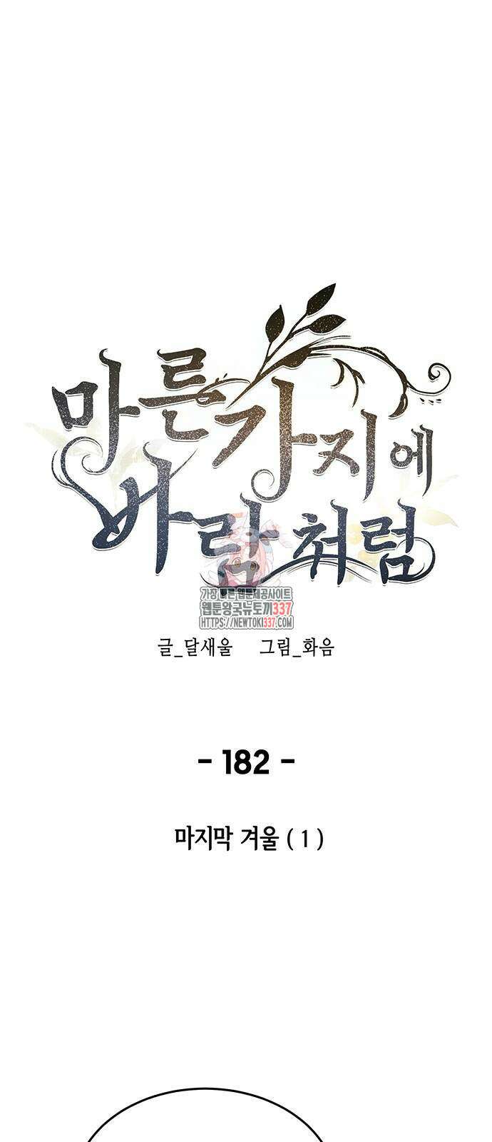 마른 가지에 바람처럼 182화 1