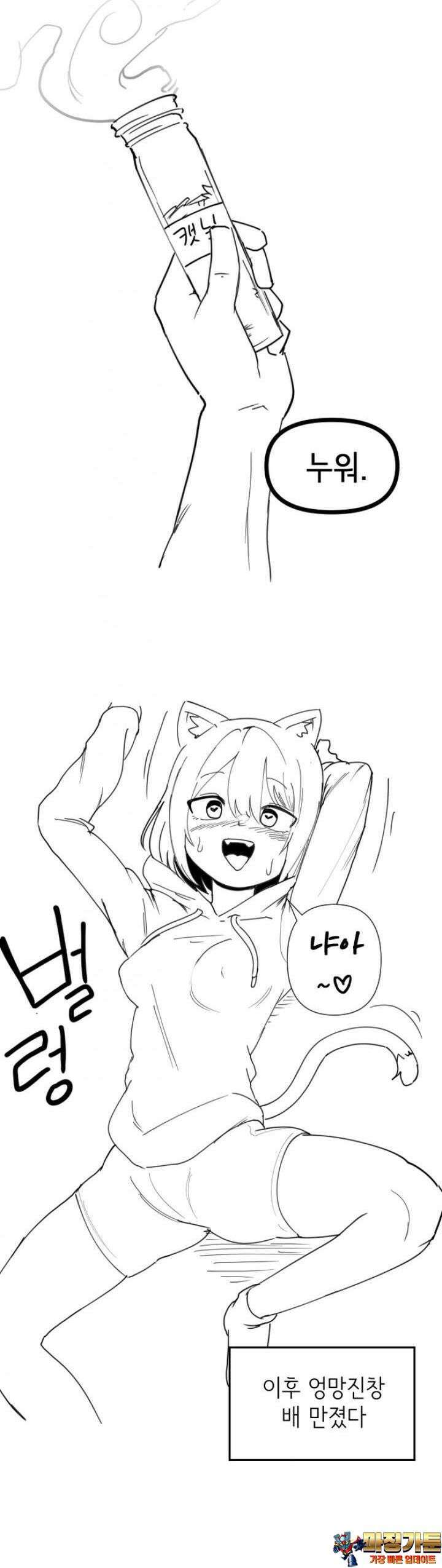 군게 코믹스 2화 고양이 소녀 8