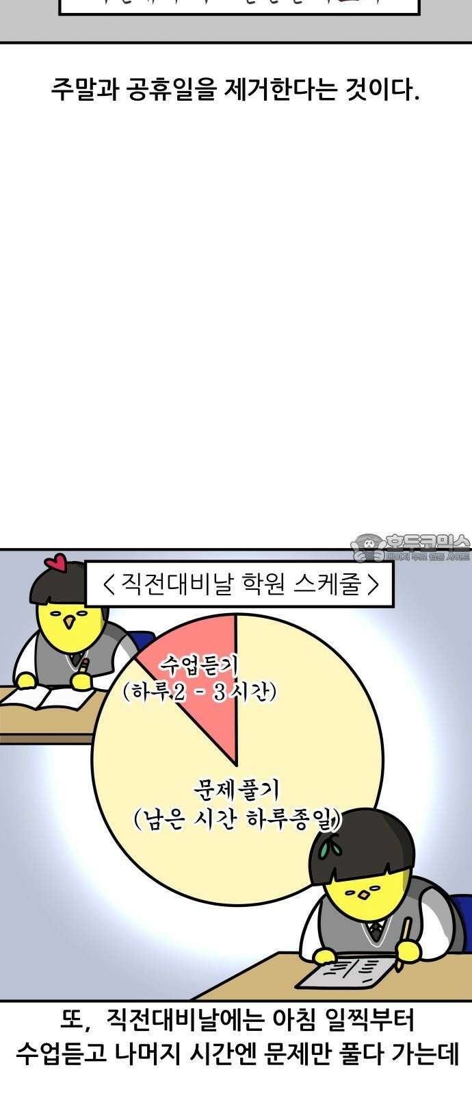 K학원 생존기 64화 - 직전대비 완벽분석(선생편) 6