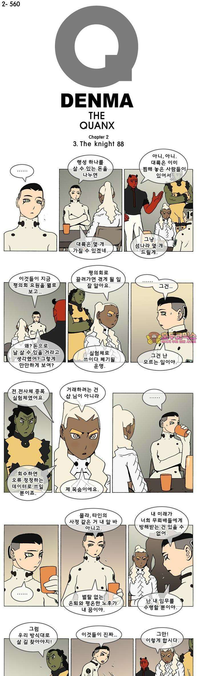 덴마 2-560화 3．The knight(88) 1