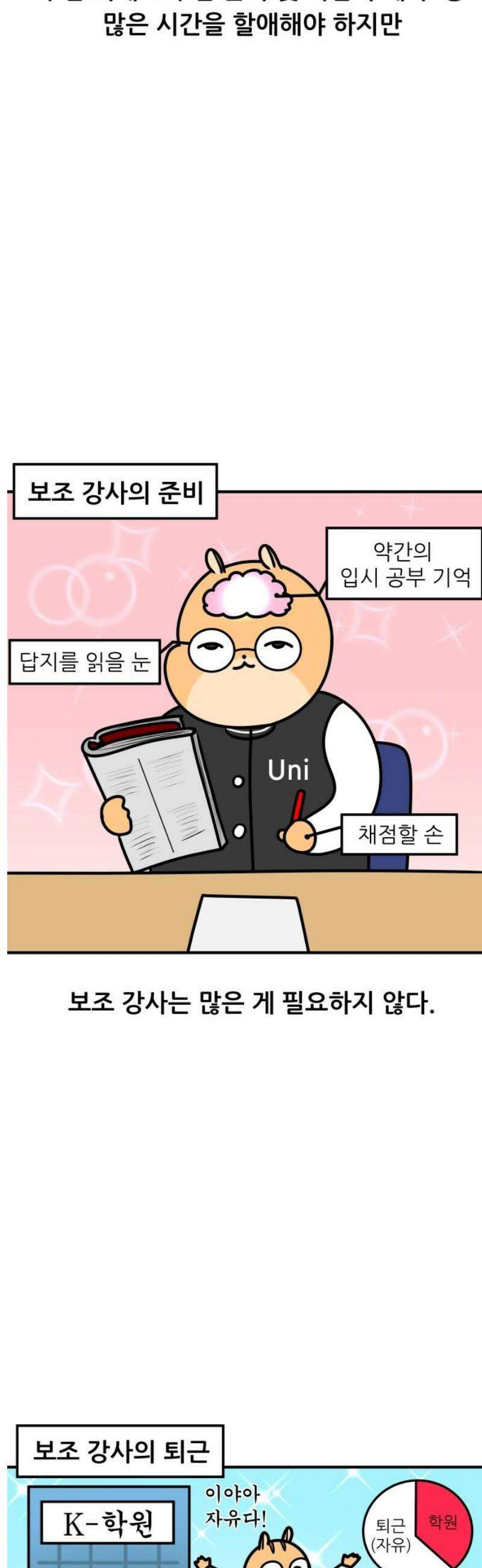 K학원 생존기 130화 - 보조 강사(1) 9