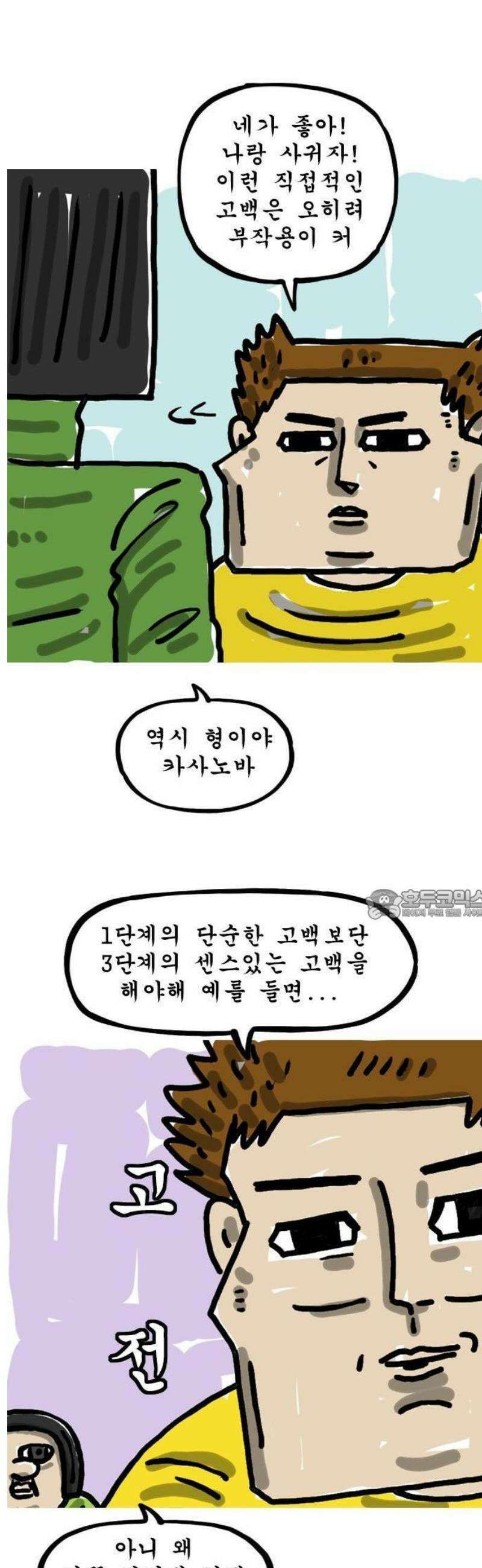 마음의소리(였던 것) 124화 고백 2