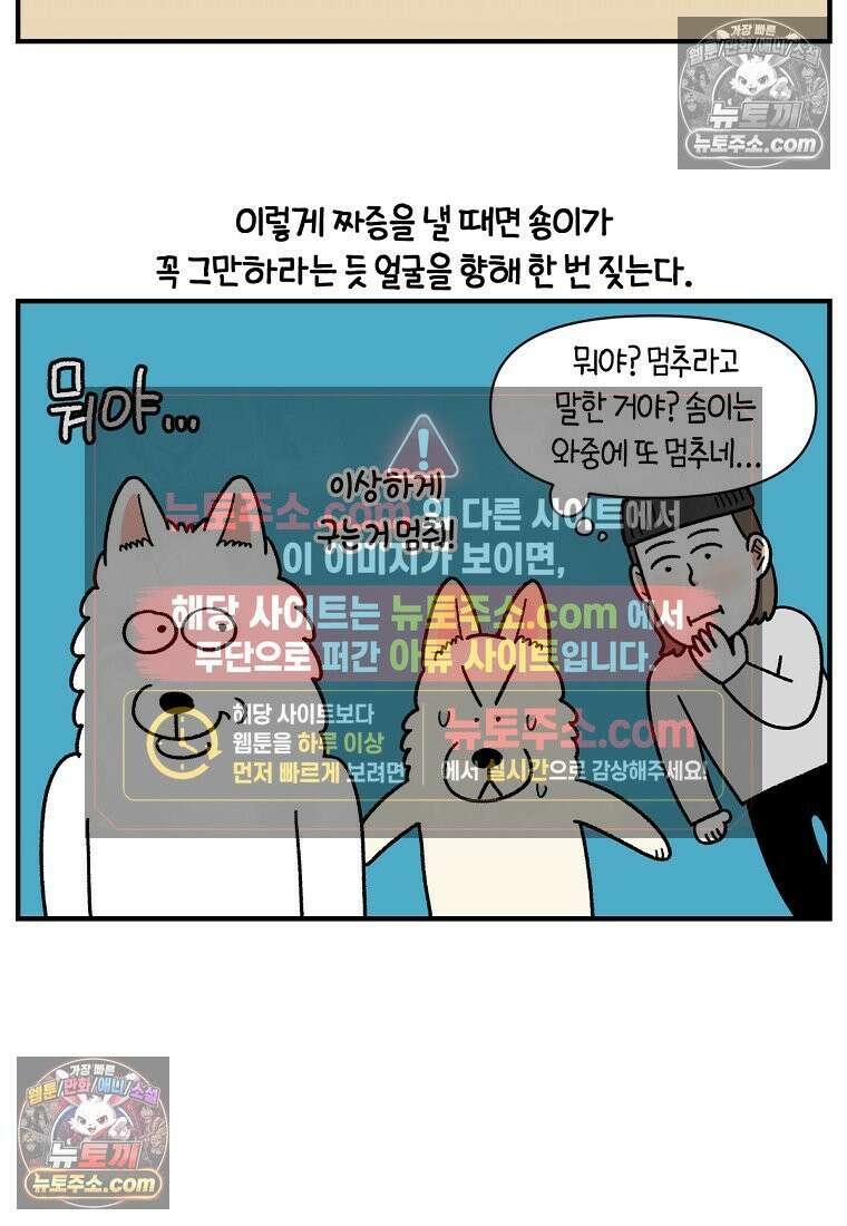 극한견주 시즌2 128화 솜이와 숑이의 싸움 10