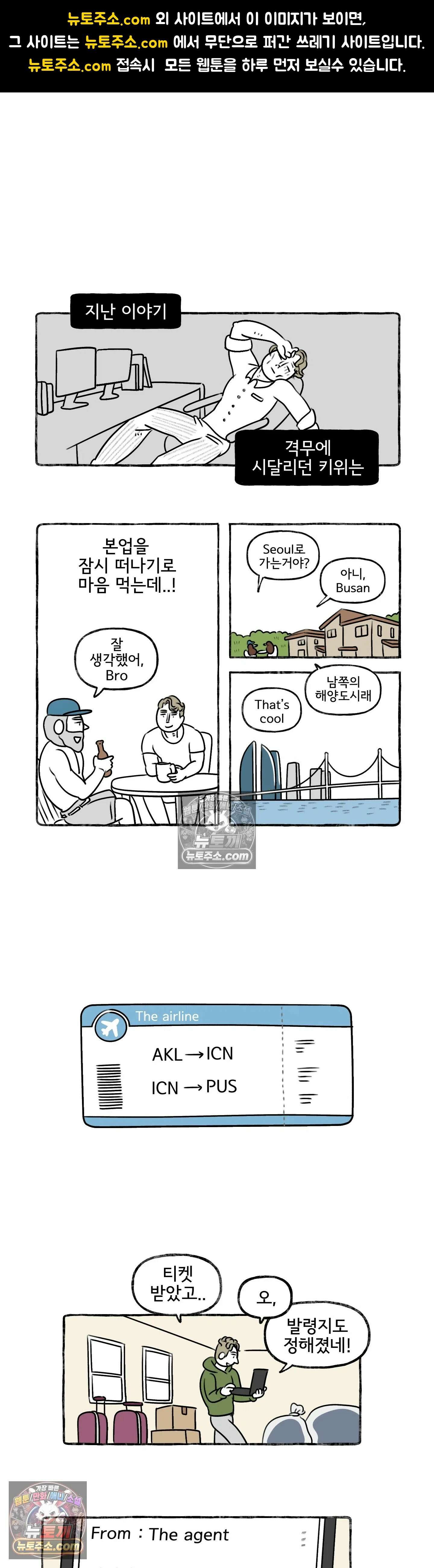 몸만 원해 The Kiwi goes down 1
