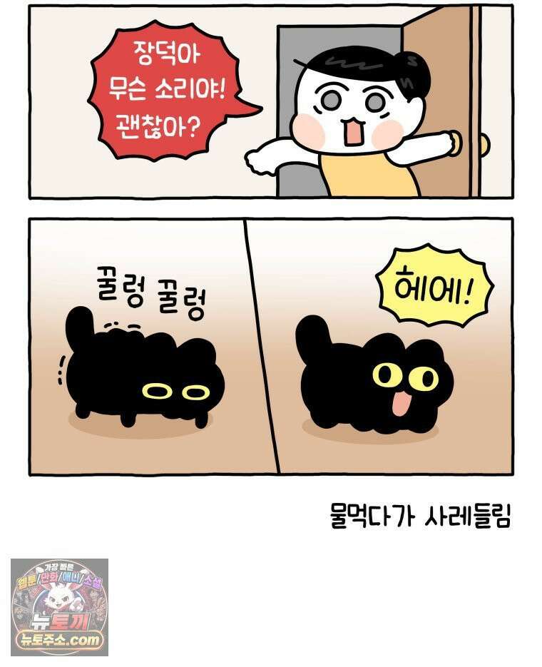 먼지 덩어리 짱덕 14． 아기 고양이의 소리 17