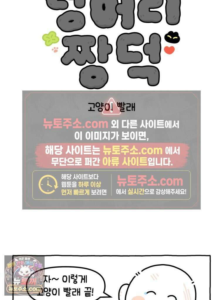 먼지 덩어리 짱덕 29． 고양이 빨래 5