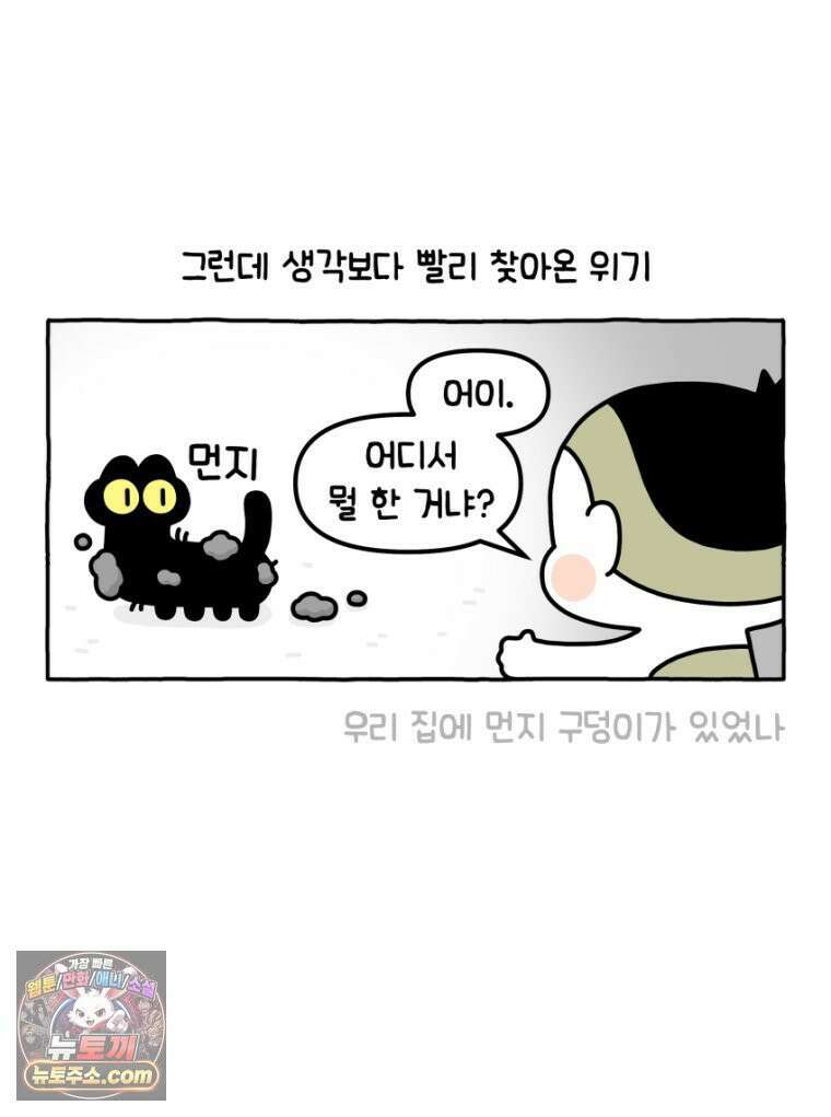 먼지 덩어리 짱덕 29． 고양이 빨래 10