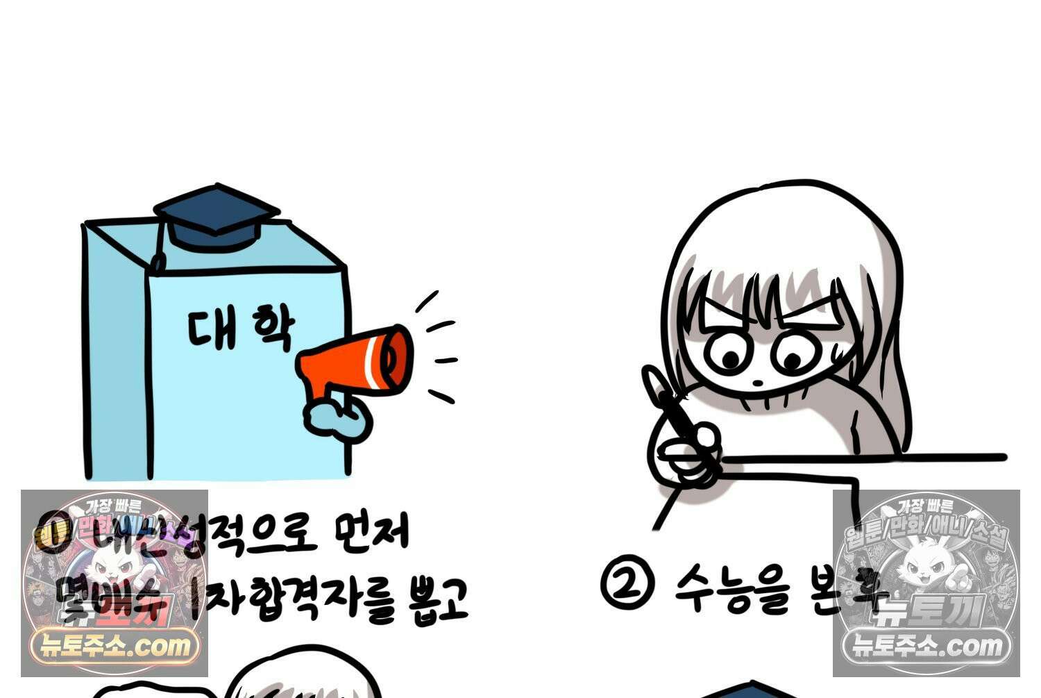재활용 머학생 125화 의대 면접 만화(1) 28