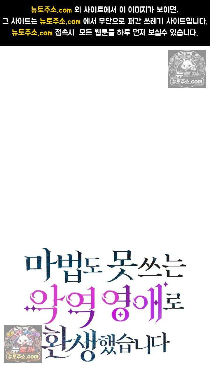 마법도 못 쓰는 악역 영애로 환생했습니다 17화 1